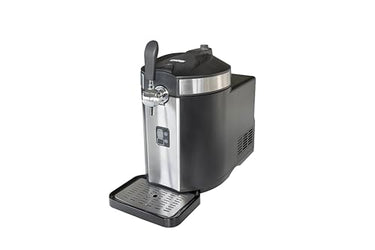 Unold 48975 Franzl beer dispenser - with compressor, cooling to 2-12°C, fill level indicator, compatible with all standard 5l beer kegs, including 3 CO2 cartridges and adapter for fresh kegs on sale